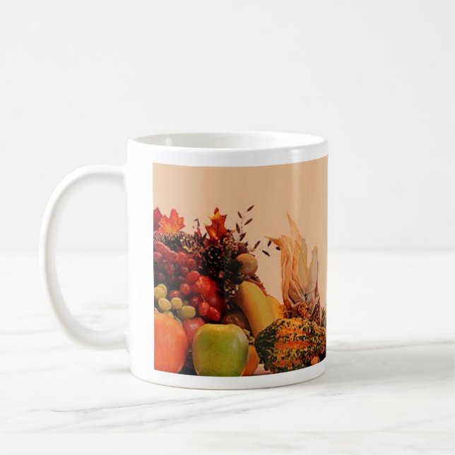 Thanksgiving/kornuskopi Kaffemugg (Vänster)