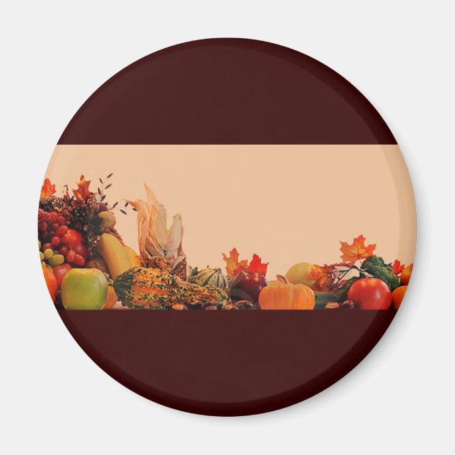 Thanksgiving/kornuskopi Magnet (Framsidan)