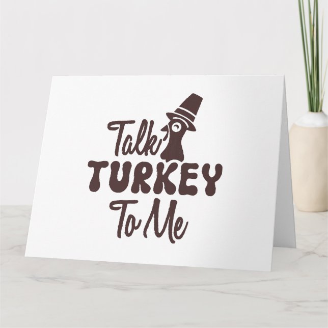 Thanksgiving Kort (Framsida)