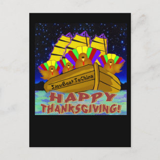 Thanksgiving-kort Helg Vykort