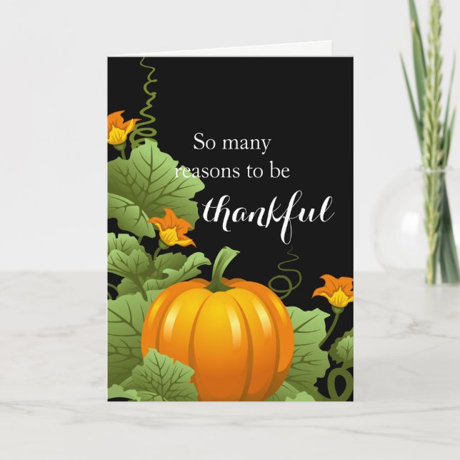 Thanksgiving-kort Helgkort (Framsida)