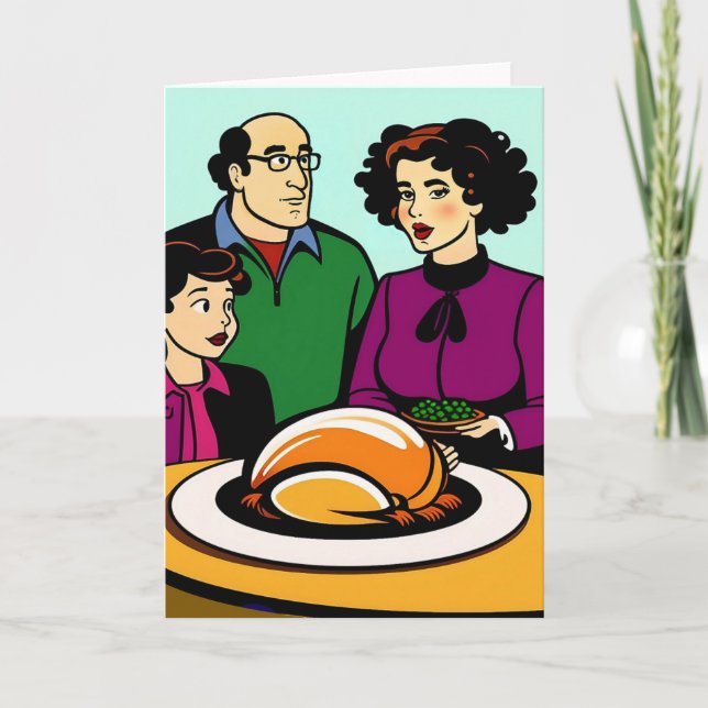 Thanksgiving-kort Helgkort (Framsida)