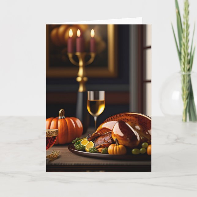 Thanksgiving-kort Helgkort (Framsida)