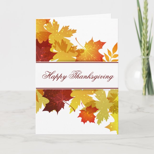 Thanksgiving-kort Helgkort (Framsida)
