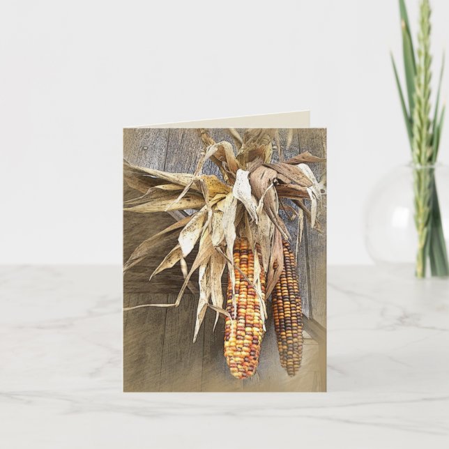 Thanksgiving-kort Helgkort (Framsida)