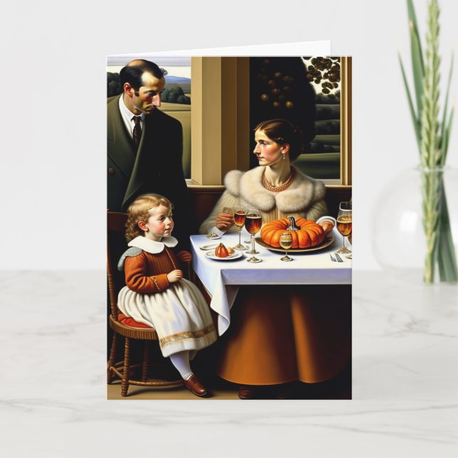 Thanksgiving-kort Helgkort (Framsida)