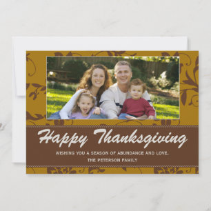 Thanksgiving-kort Julkort