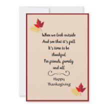 Thanksgiving-kort