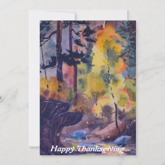 Thanksgiving-kort Julkort