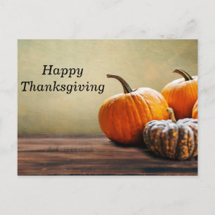 Thanksgiving kort med höstpumpor