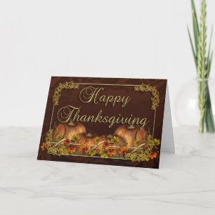 Thanksgiving-kort med påfyllnadsblad helgkort