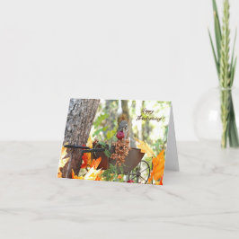 Thanksgiving kort Mr Bickles the Squirrel 5 x7"