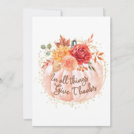 Thanksgiving-kort - tack i Sak Ge Julkort