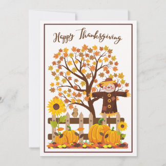 Thanksgiving-kort Tack Kort