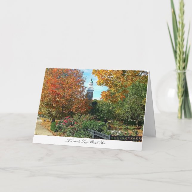 Thanksgiving-kort Tack Kort (Framsida)