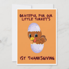 Thanksgiving-kort,Turkiets dag Julkort
