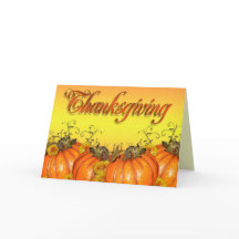 Thanksgiving-kortpumpsillustration