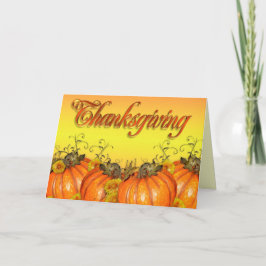 Thanksgiving-kortpumpsillustration Helgkort