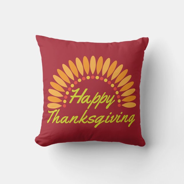 Thanksgiving Kudde (Framsida)