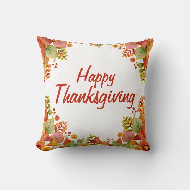 Thanksgiving Kudde (Framsida)