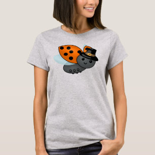 Thanksgiving Ladybug Pilgrim T Shirt