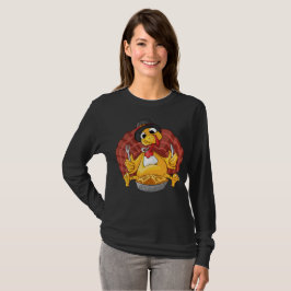 Thanksgiving Långärmad Shirt Turkey Tee Shirt