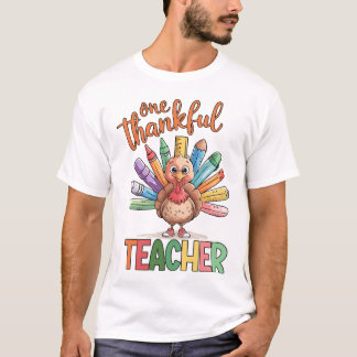 Thanksgiving Lärare Turkiet Costume Gifts T Shirt