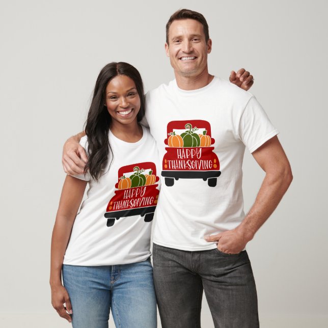 Thanksgiving Lastbil T Shirt (Unisex)