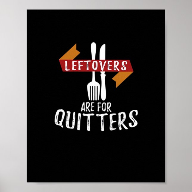 Thanksgiving Leftovers är för kattar Classic Ae Poster (Framsidan)