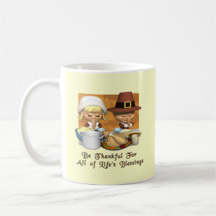 Thanksgiving: Liv välsignelser Kaffemugg