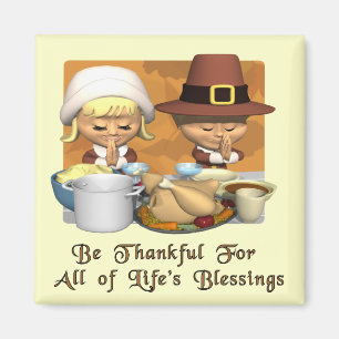 Thanksgiving: Liv välsignelser Magnet