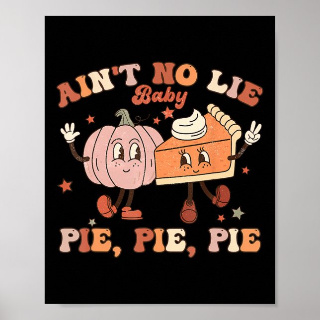 Thanksgiving Ljuger inte Baby Happy thanksgiving Poster (Framsidan)