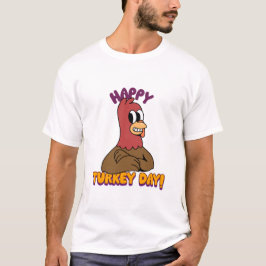 Thanksgiving Lycklig Turkiet T-Shirt