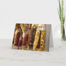 Thanksgiving Maj Helgkort