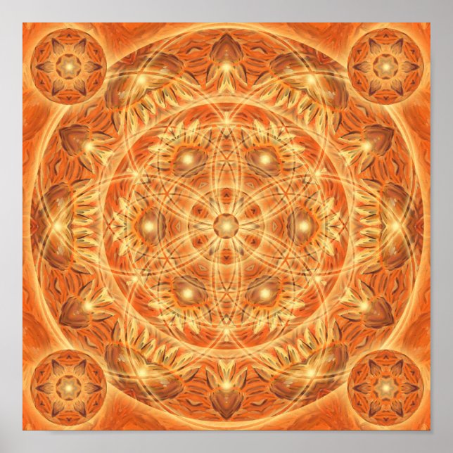 Thanksgiving Mandala Poster (Framsidan)