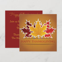 Thanksgiving maple löv