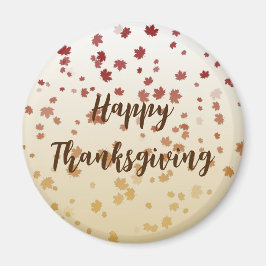 Thanksgiving Maple-Löv Magnet