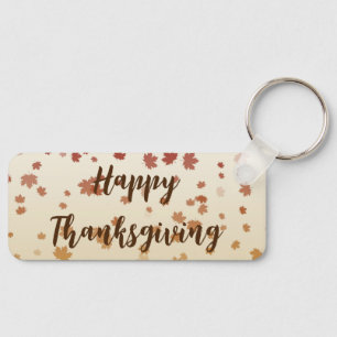 Thanksgiving Maple-Löv Nyckelring