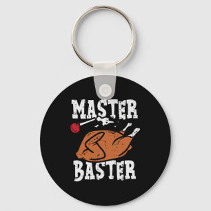 Thanksgiving Master Baster Roligt Turkiet Day Fall Nyckelring
