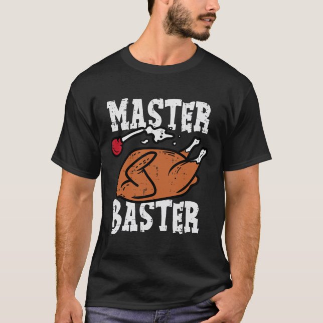 Thanksgiving Master Baster Roligt Turkiet Day Fall T Shirt (Framsida)