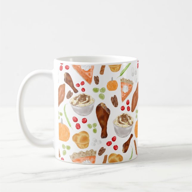 Thanksgiving Mat Kaffe Mugg (Vänster)