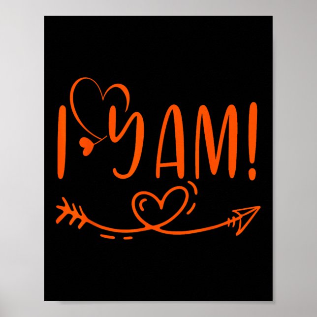 Thanksgiving matchande par Hon är min sötpotatis Poster (Framsidan)