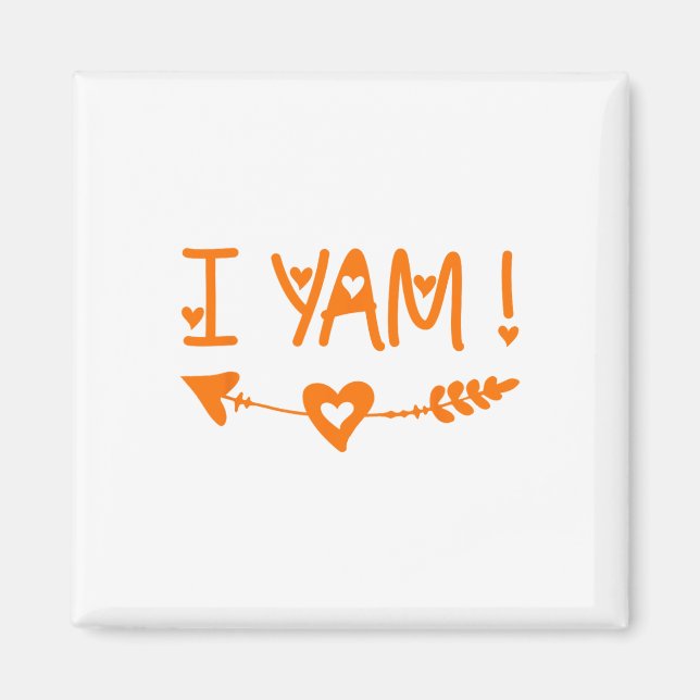 Thanksgiving Matching Par Shes My Sweet Potato Magnet (Framsidan)