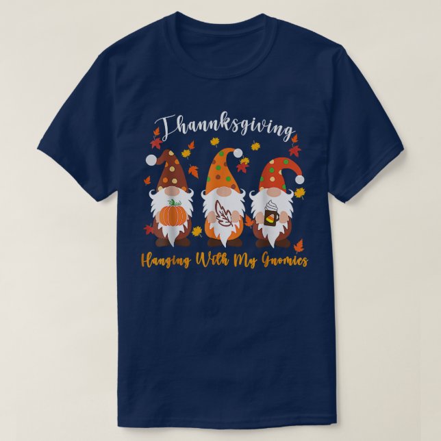 Thanksgiving med att ändra mitt domännamn på höste t shirt (Design framsida)
