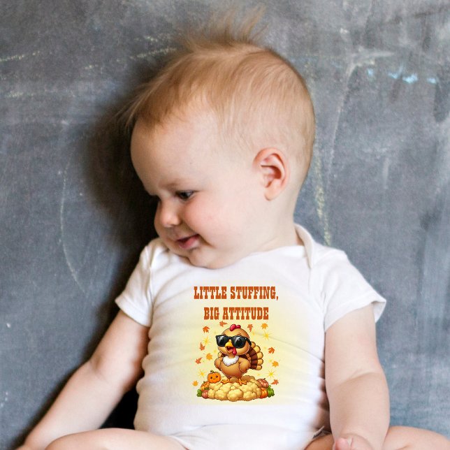 Thanksgiving med Attitude Funny T Shirt (Skapare uppladdad)