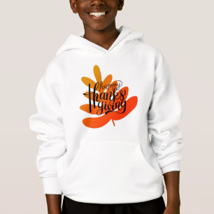 Thanksgiving med fallande Löv T Shirt