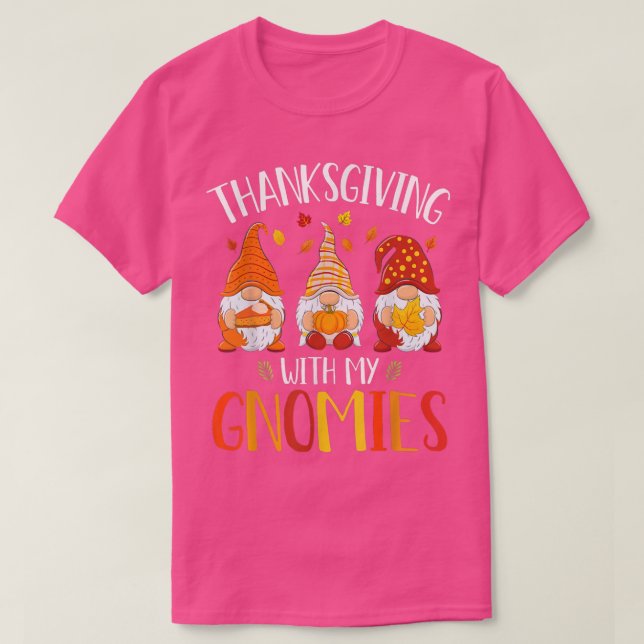 Thanksgiving med min nomies funny höstfälla t shirt (Design framsida)
