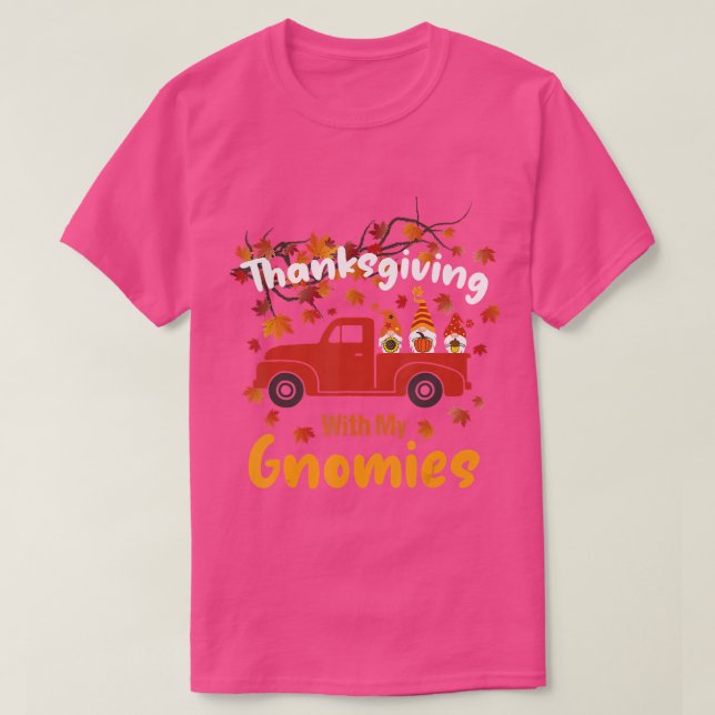 Thanksgiving med min nomies funny höstnomes t shirt (Design framsida)