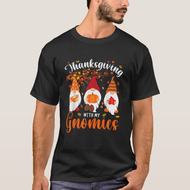 Thanksgiving med mina domäner.. t shirt (Framsida)