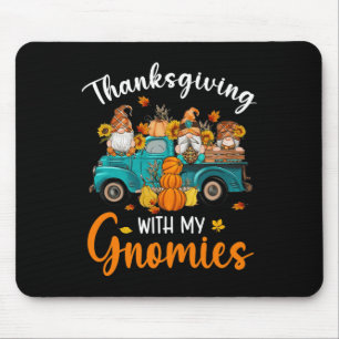 Thanksgiving med mina Gnomes-vänner Lycklig Musmatta